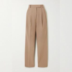 Beige Tailored Trousers